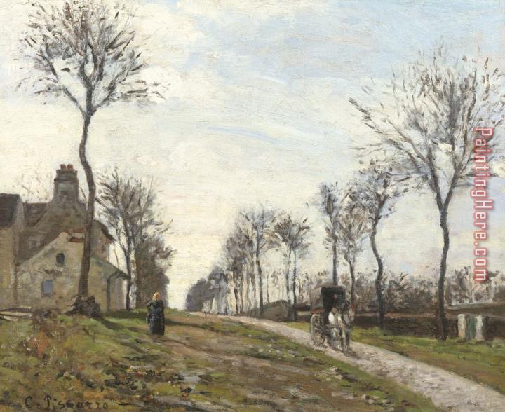 Camille Pissarro Road in Louveciennes
